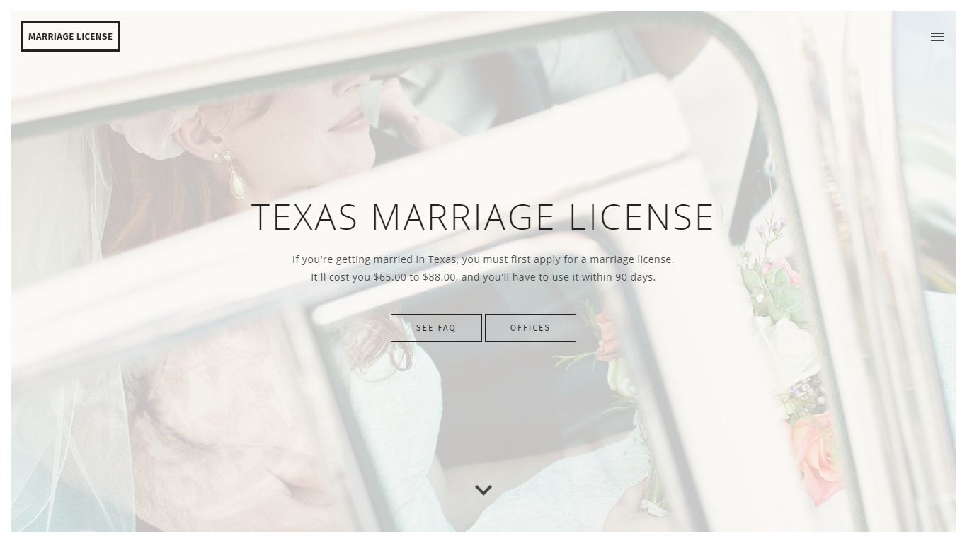 Texas Marriage License - How to Get Married in TX